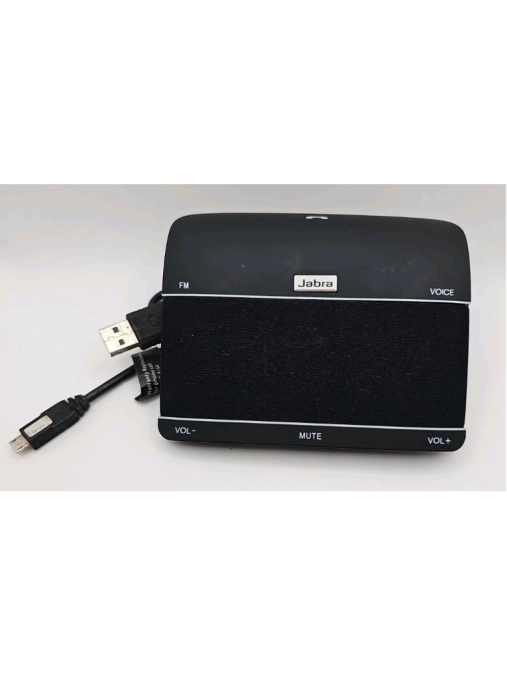 Jabra Freeway HFS100 Bluetooth Wireless In-Car Speakerphone Tested & Working